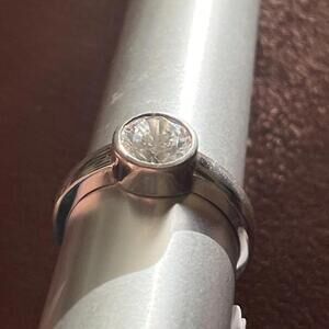 925 sterling silver cz ring